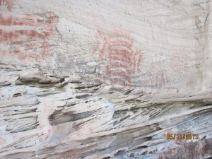 More Aboriginal art. Cathedral Cave.