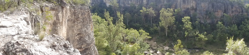 The northern end of Robinson Gorge.