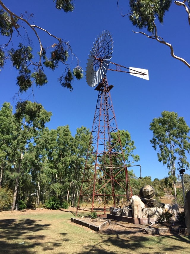 It seems every country town out here has a windmill in its park, and Springsure is an exception.