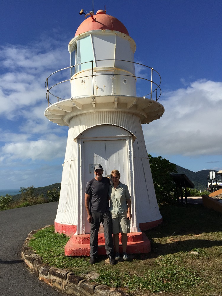 The lighthouse at Cooktown. On the top of Grassy Knoll.