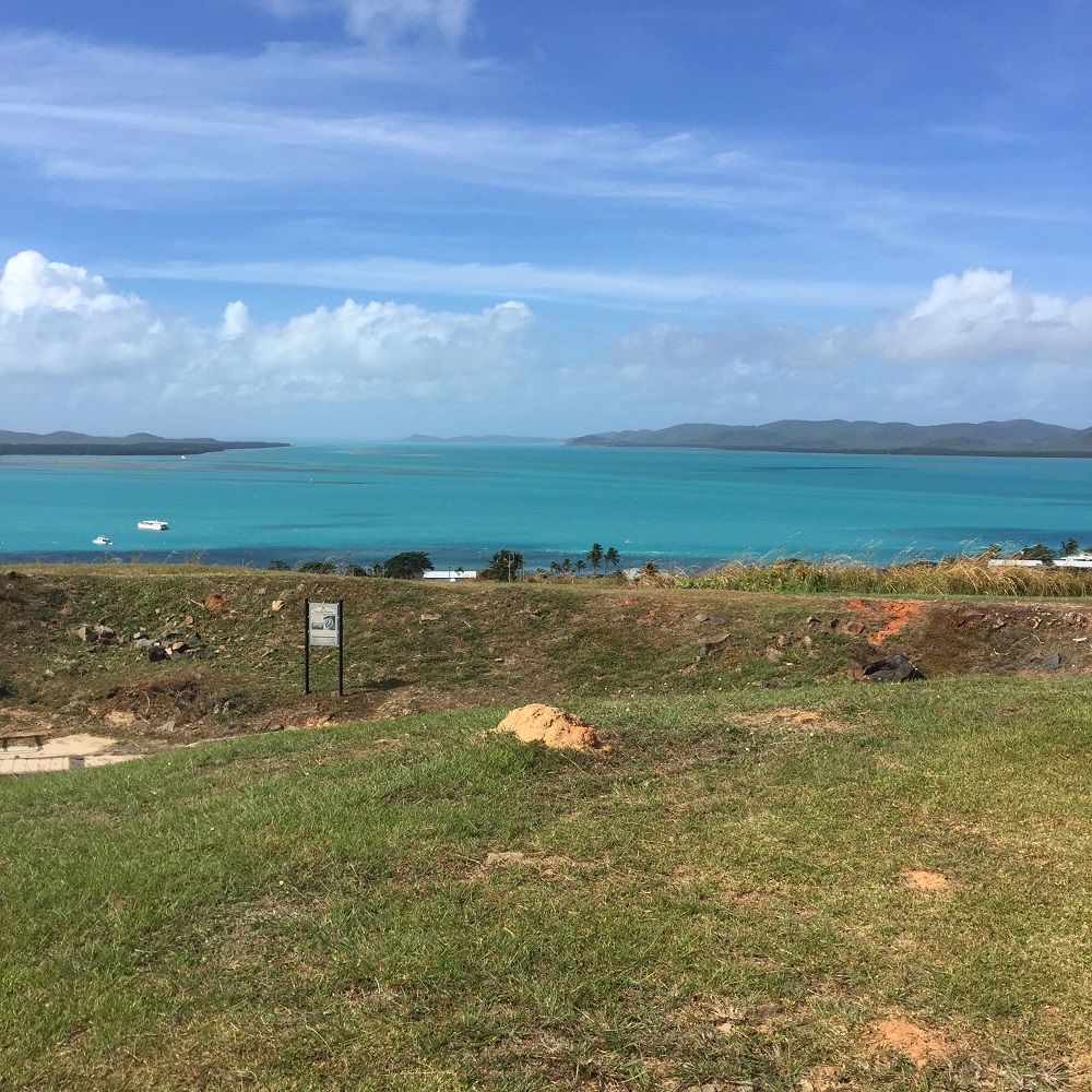 Torres Strait from Green Hill Knob on TI.