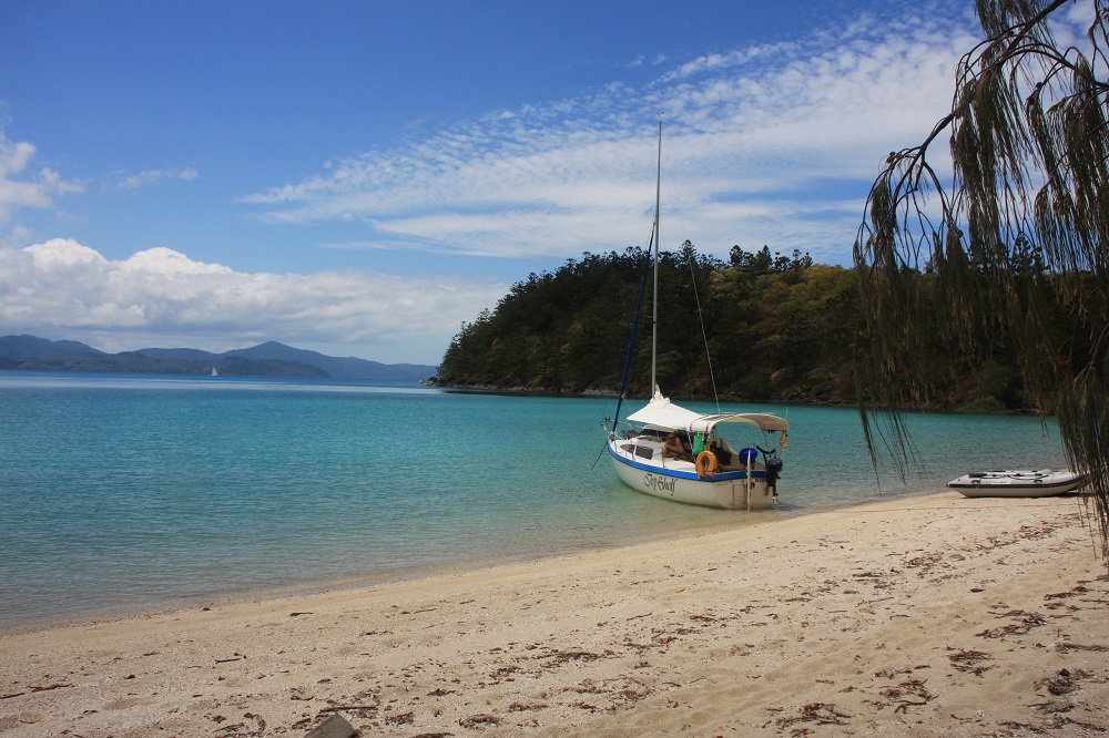 Tranquility, at Curlew Beach, Macona Inlet
