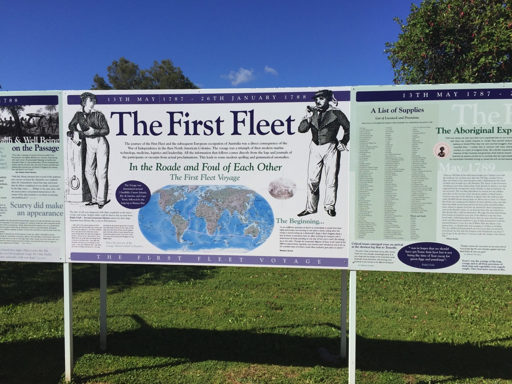 The First and Second Fleet Memorial is the only garden memorial to the First and Second Fleets in Australia.