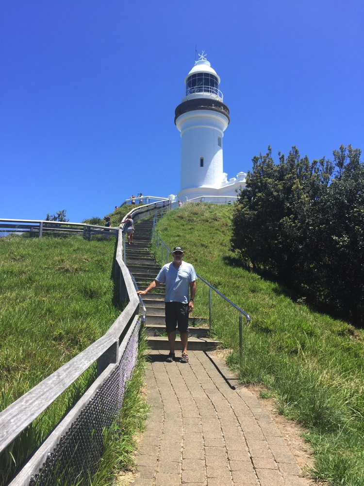 Nearly at the Byron Bay Lighthouse.