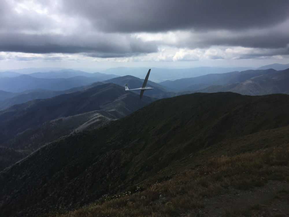 From the top of Mt Feathertop.