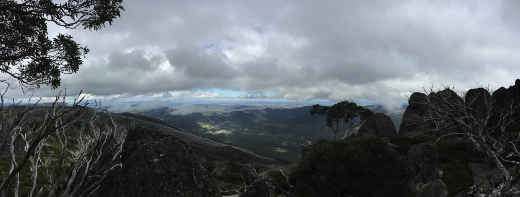Perisher Valley from Porcupine Rocks.
