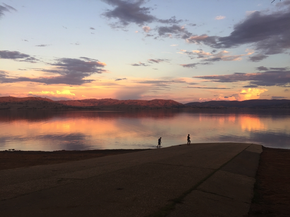 Sunset, Lake Hume.