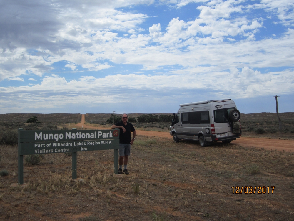 Nearly there. Just up and over those salt bush covered sand dunes.