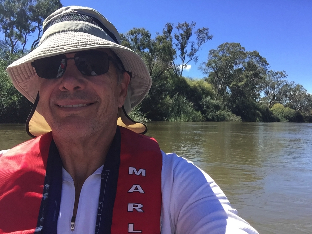 Kayaking selfie - it's hard to get good photos when you can't get out of the kayak to take them.