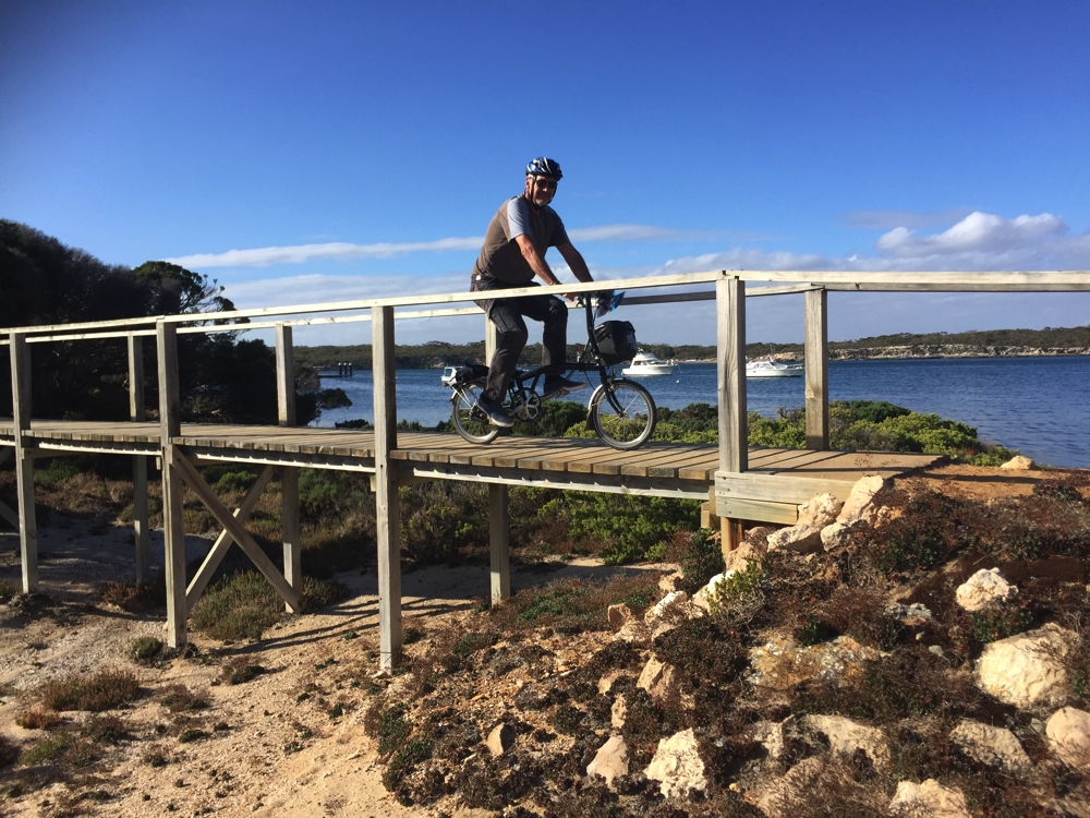 Riding the Coffin Bay Oyster Trail.