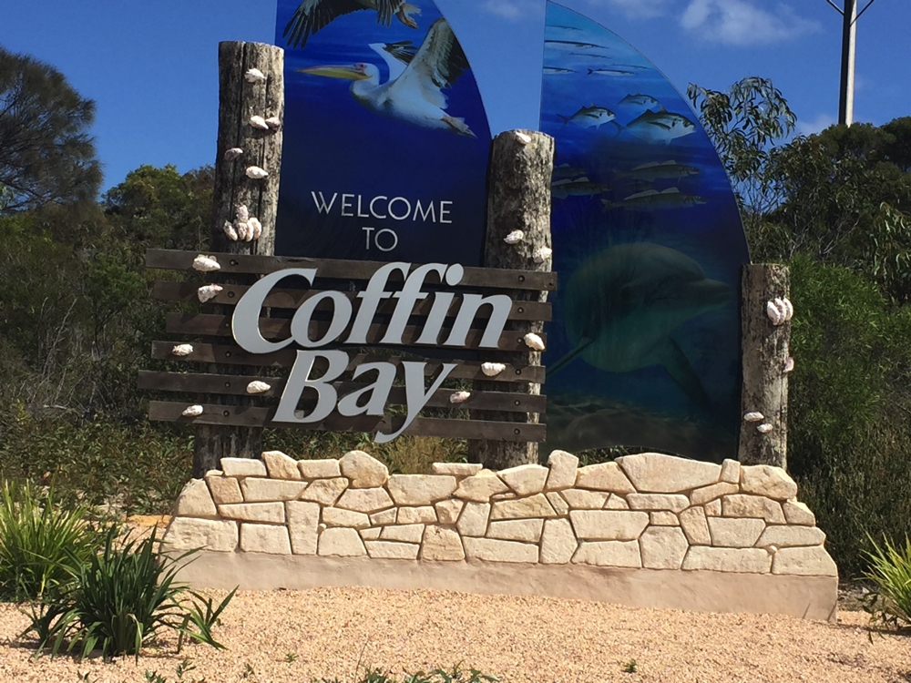 Coffin Bay_welcome sign