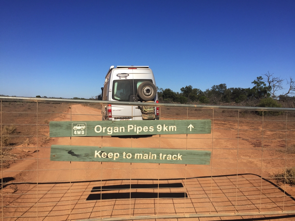 On the way to the Organ Pipes.