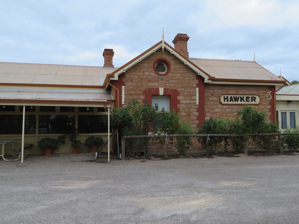 The old Ghan railway station at Hawker.