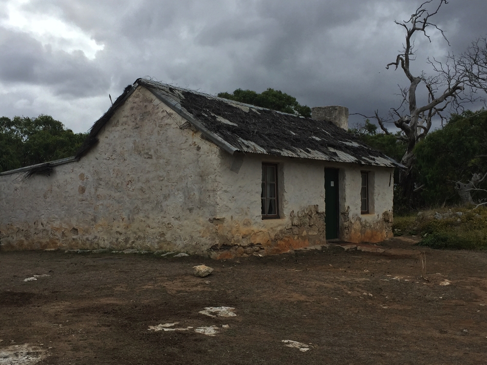 The old Mikkira Homestead. It used to have a thatched roof. Just 2 bedrooms, kitchen and lounge.