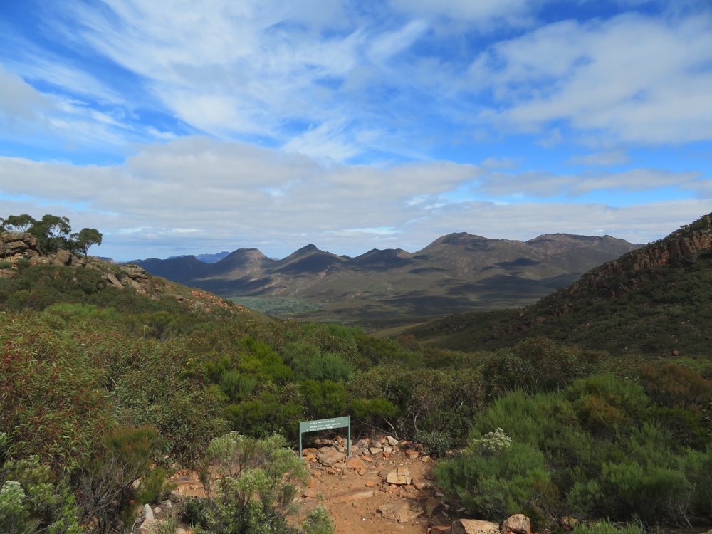 The view of the Pound from Tanderra Saddle.