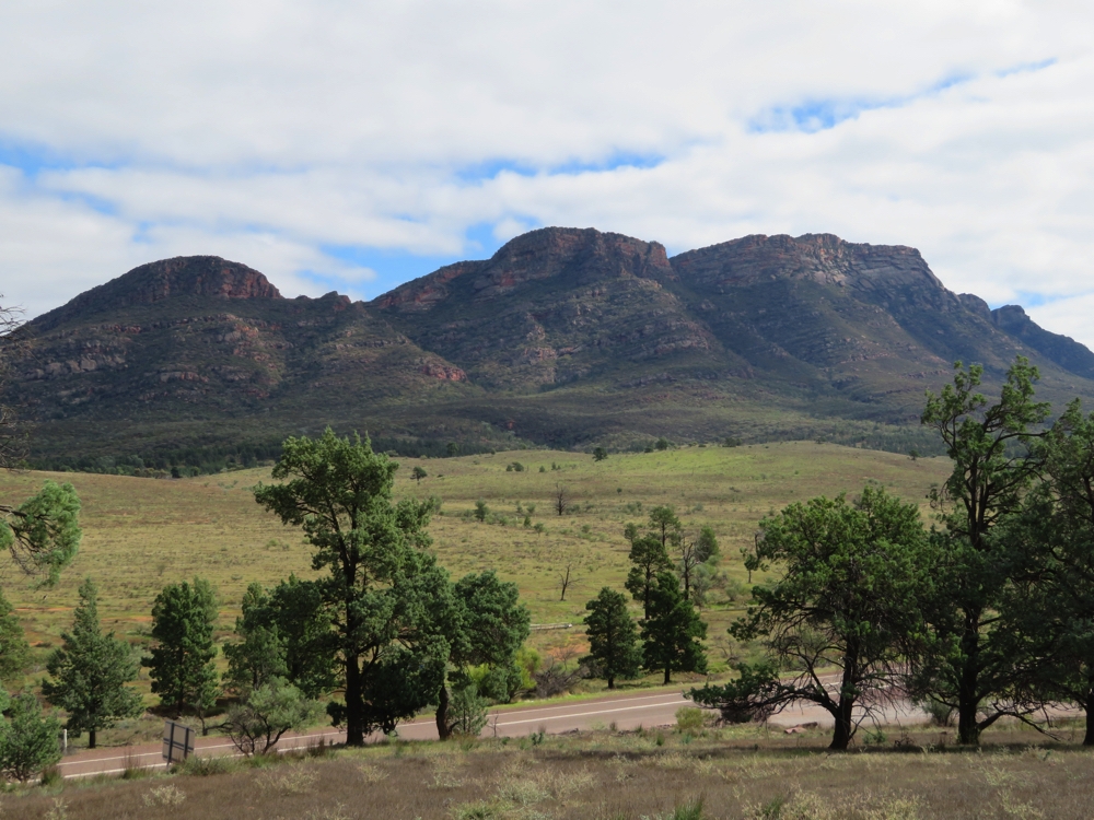 Part of the Wilpena Ranges, Flinders National Park. Seen from a lookout on our way in.