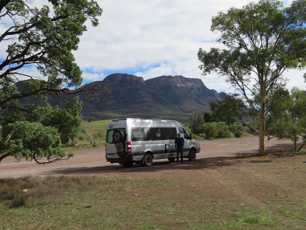 The Wilpena Ranges, on the drive to enter the park.