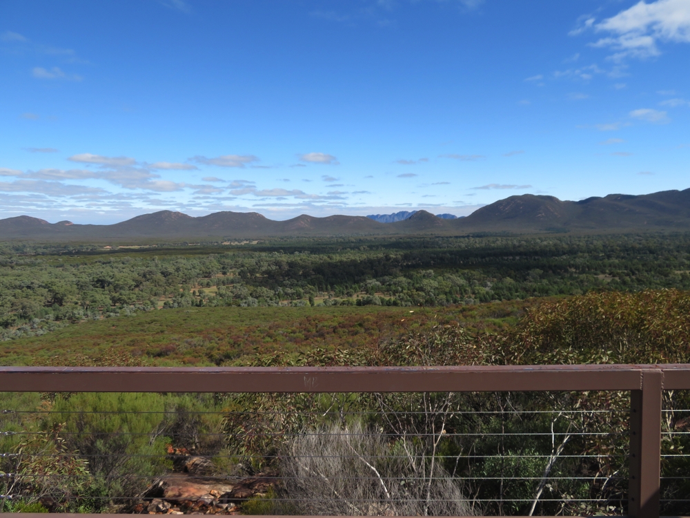 Looking into the Pound from Wangarra Lookout.
