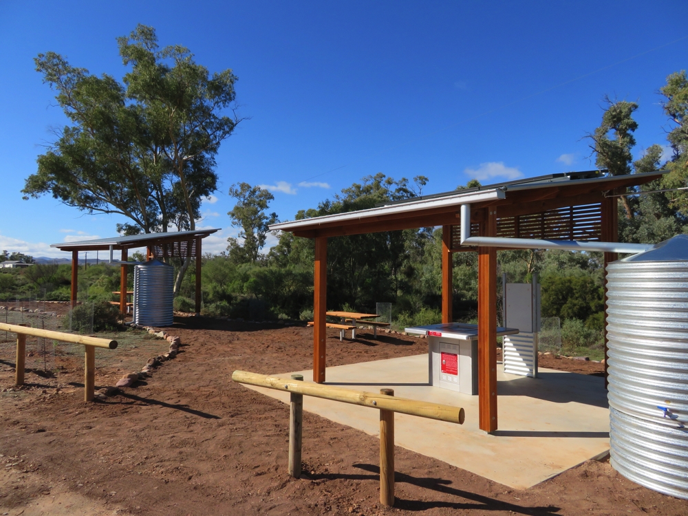 A brand new picnic area, and possibly campsite, is being built at Beltana town.