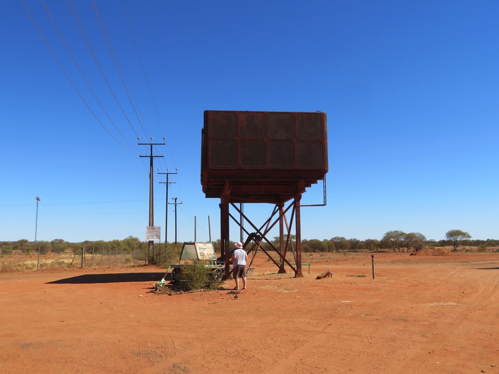 Yep, another Ghan water tower - this one is at Finke.