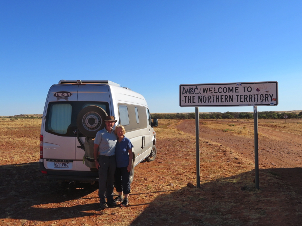 This is the first time Steve and I have driven in the Northern Territory.