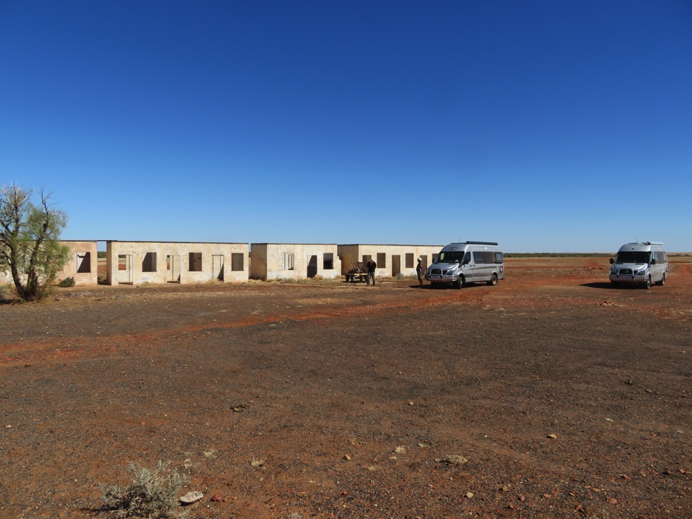 The single men's accommodation for the Fettlers who maintained the Ghan railway line. 
