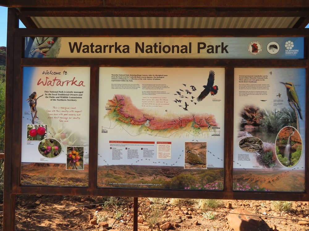 Watarrka - a beautiful canyon.