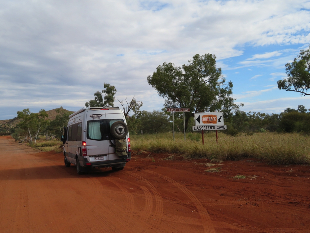 The signage for points of interest is quite good along the Outback Way.