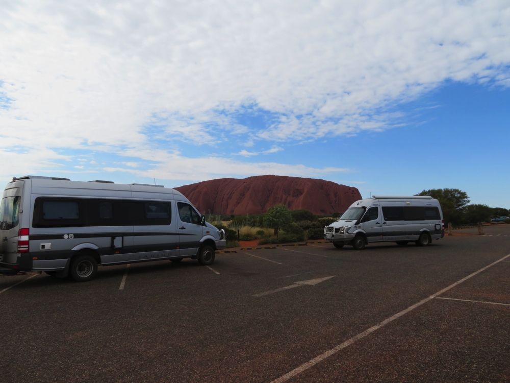 The two Trakkas at Uluru.